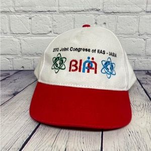 Baseball Hat White Retro 2013 Joint Congress of IIAS -IASIA Cap Embroidered